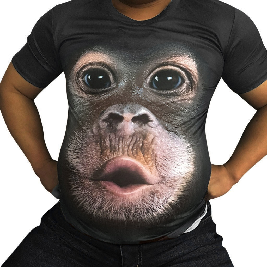 T-Shirts 3D Funny Design Casual Tops Tees Male - Image 4